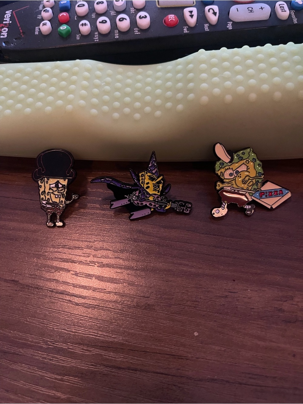 SpongeBob enamel pin set